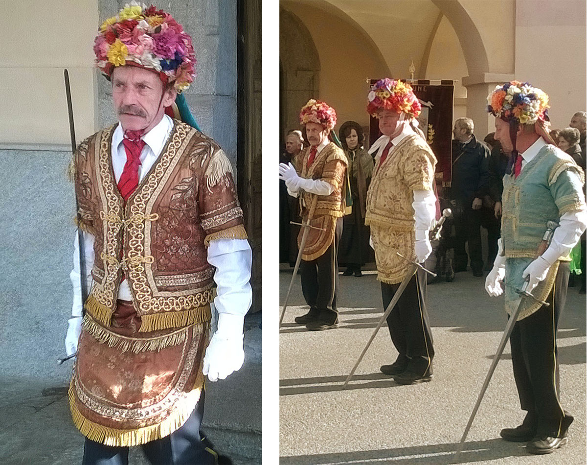 I costumi degli Spadonari di Giaglione